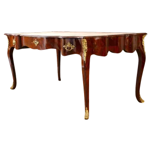 French Mahogany Writing Desk, 19th Century