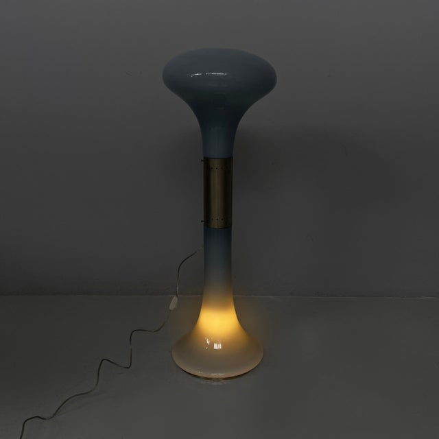 1970s Italian Modern Floor Lamp in Murano Glass, 1970s For Sale - Image 5 of 18