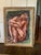 Abstract 1960s Abstract Nude Painting by Emanuel Romano For Sale - Image 3 of 12