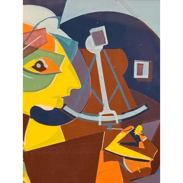 Reversible Cubist and Modernist Abstract by James Houston McConnell For Sale - Image 9 of 18