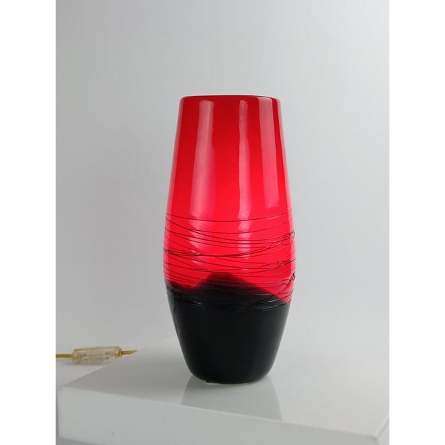 Opal Glass Table Lamp, 1990s For Sale - Image 14 of 14