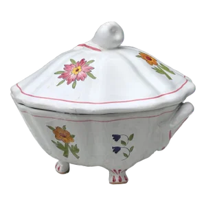 Late 20th Century French Faience Tureen