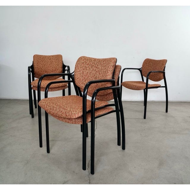 Set of 5 post modern side armchairs for sale for $350 each. These were designed by Mark Goetz for Herman Miller in the...