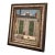 1980s Bluma Klein New Orleans “Shotgun” House Miniature Painting, Signed & Framed For Sale