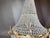 1970s 1970s French Louis XVI Gold Bronze Crystal Chandeliers-Pair For Sale - Image 5 of 11