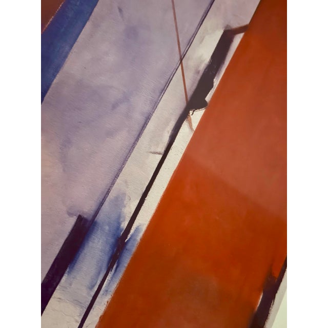 Richard Diebenkorn Rare Vintage Abstract Expressionist Large Lithograph Print With Original Frame mMuseum Poster ‘Ocean Park No. 70’ 1974 For Sale - Image 4 of 12