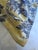 A Pair of Custom Butter Yellow and Blue Toile Pillow Shams For Sale - Image 9 of 10