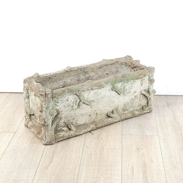 A French antique cast stone planter, circa 1880.