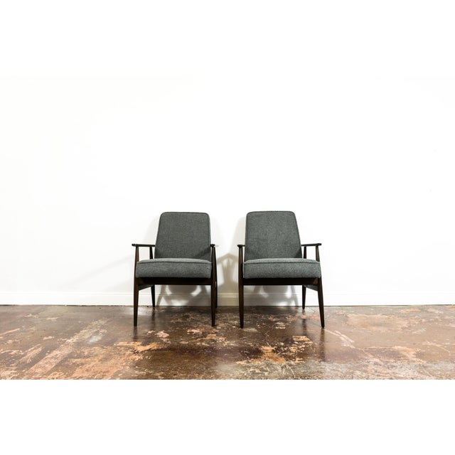 Vintage Armchairs by H. Lis, Poland, 1960s, Set of 2 For Sale - Image 4 of 14