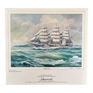 14 Limited Edition Prints of Tall Ships Portfolio by American Marine Artist James E. Mitchell For Sale