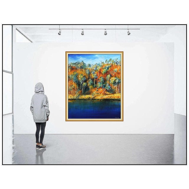 Message us to inquire about custom framing options! (Included for free with every purchase) The artwork here, "Tranquil...