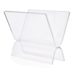 Mid 20th Century Lucite Magazine Holder