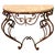 Stone Rustic French Wrought Iron Marble Console Table For Sale - Image 7 of 7