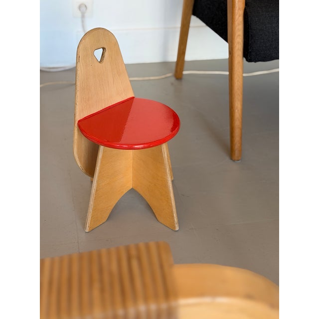 Vintage Dutch Childrens Chair from Van Dijk, 1990s For Sale - Image 10 of 11