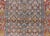 Textile Antique Persian Malayer Gallery Runner With Allover Floral Motifs in Faded Blue For Sale - Image 7 of 12