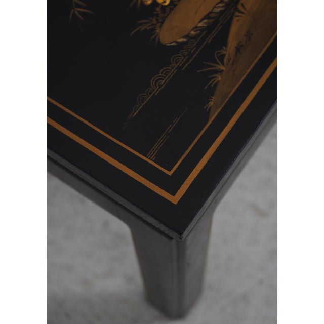 Beacon Hill Chinoiserie Decorated Coffee Cocktail Table For Sale In Philadelphia - Image 6 of 13