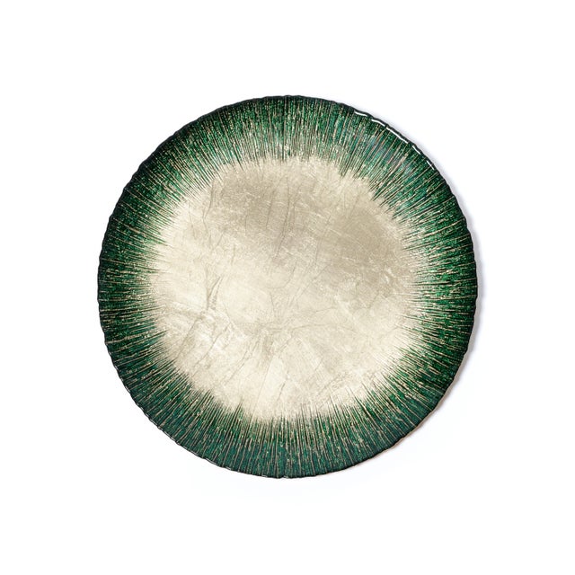 Elevate your table with the Celestial Rim Glass Dinner Plates, a set of six that brings brilliance to every setting. Each...