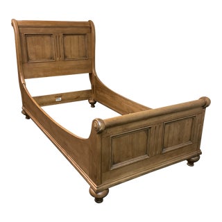 Twin Size Ethan Allen Robyn Rye Finish Bed Frame For Sale