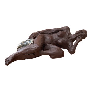 Late 20th Century Ceramic Stoneware Sculpture by Maria Leon For Sale