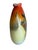 Mid-Century Modern Hand-Blown Art Glass Vase With Multicolored Swirl Design For Sale - Image 3 of 16