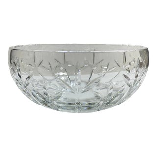 1990s Tiffany & Co. Crystal Bowl Lydia Pattern For Sale