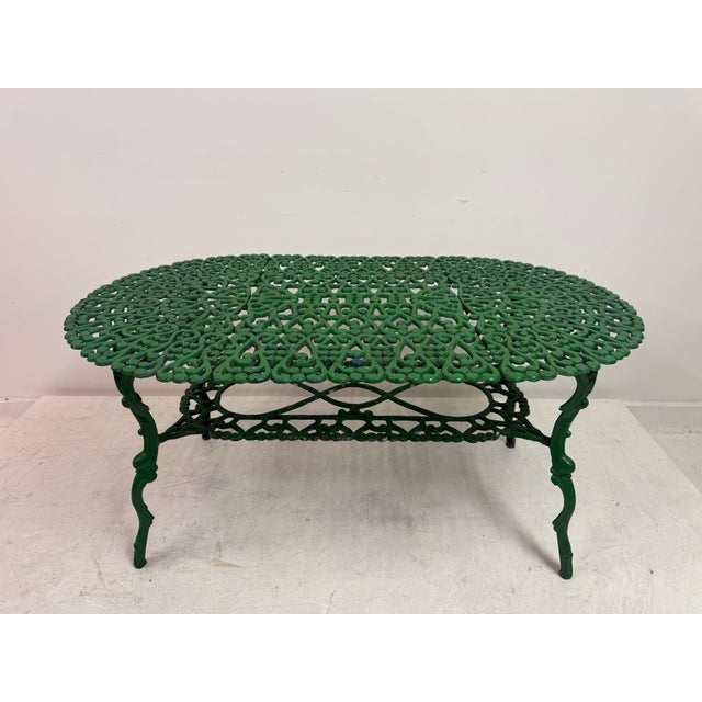 Vintage Garden Table with Chairs in Oak by De Puydt, Belgium, 1950s, Set of 5 For Sale - Image 14 of 18