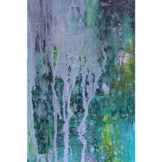 Contemporary Abstract Painting "Spring Rain" by Lisa Finlayson For Sale - Image 4 of 9