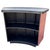 Bespoke Modernist Curved Walnut Dry Bar W/ Black Lacquer Top For Sale - Image 4 of 8