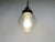 Brown Industrial Bakelite Pendant Light with Ribbed Glass, 1970s For Sale - Image 8 of 12