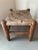 Vintage Woven Oak Stool For Sale - Image 10 of 12
