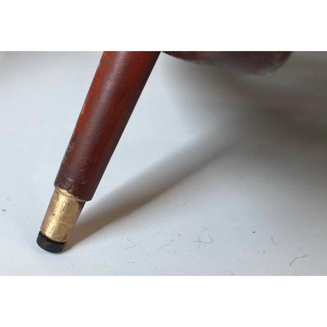 Mid Century Scheibe Wooden Slat Magazine Rack For Sale - Image 9 of 10