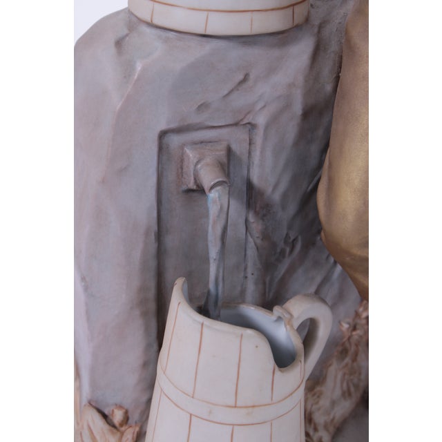 Royal Dux Bohemian Peasant Boy Pottery Figure Statue For Sale - Image 11 of 15