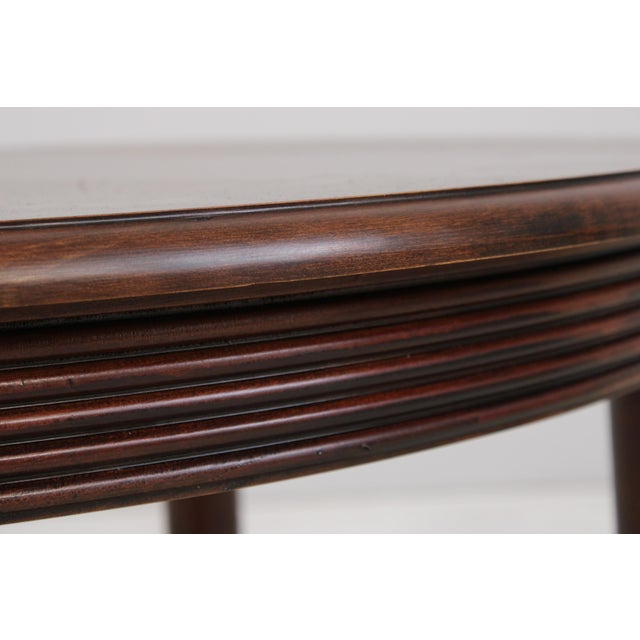 Ethan Allen Freeport Cane Shelf End Table For Sale - Image 9 of 14