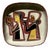 Modern Ceramic Art Wall Plate by Philippe Lambercy, Switzerland, 1960s For Sale