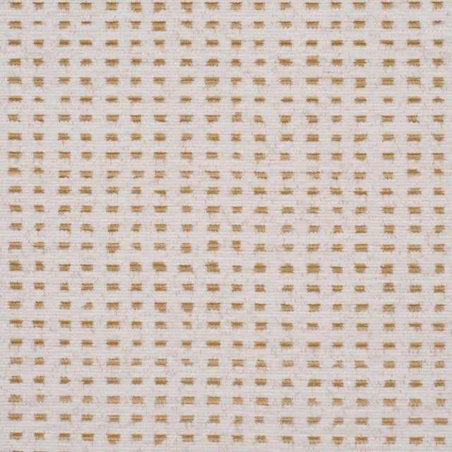 Traditional Sample - Schumacher Jasper Performance Chenille Fabric In Pearl For Sale - Image 3 of 4