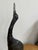 Black Vintage Garden Heron Sculpture For Sale - Image 8 of 11