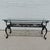 Vintage 19th Century French Wrought Iron Indoor/Outdoor Coffee Table With 1" Thick Table Top Glass For Sale - Image 13 of 18