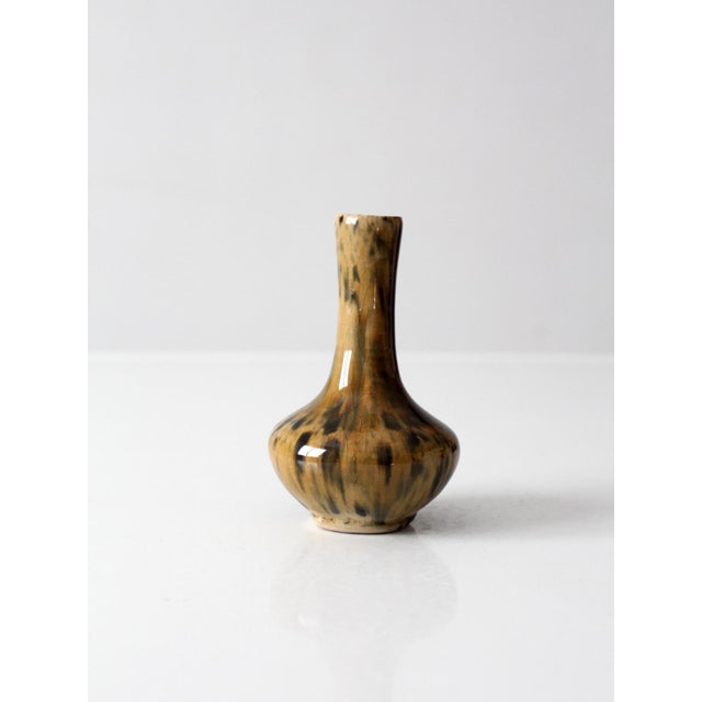 Late 20th Century Vintage Studio Pottery Bud Vase For Sale - Image 5 of 9