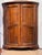18th Century French Walnut Bowfront Corner Cabinet For Sale - Image 4 of 8