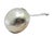 Metal Silver Soup Ladle with Crimped and Embossed Handle For Sale - Image 7 of 7