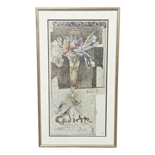 Horst Janssen, Artistic Poster Poems, 1979, Lithograph For Sale
