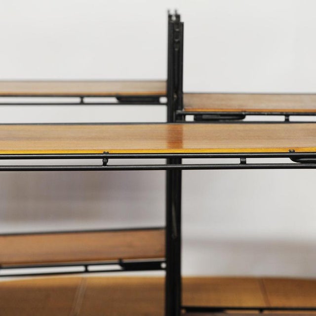 Mid-Century Modern Spanish Three-Part Modular Multi Strux Shelf, 1960s For Sale - Image 11 of 13