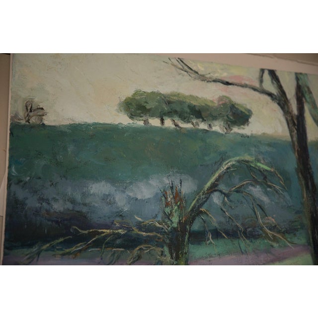 Oil on canvas painting by local Chappaqua, NY resident Grace B. Keogh, signed by the artist. Newly made artwork in...