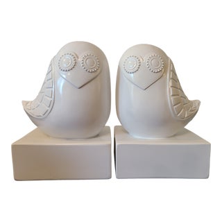 Jonathan Adler Owl Bookends - a Pair For Sale