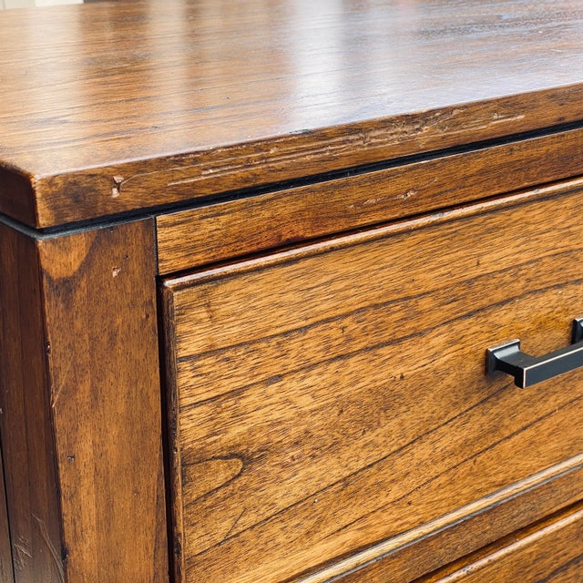 Ethan Allen Timberline Collection Ellsworth Lowboy Dresser
