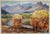 Enjoy the vibrant colors of autumn year round with this dazzling watercolor! Tetons? The artwork, signed lower left by the...