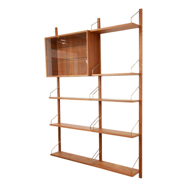 Royal System Shelving System in Teak by Poul Cadovius, 1960s, Set of 12 For Sale