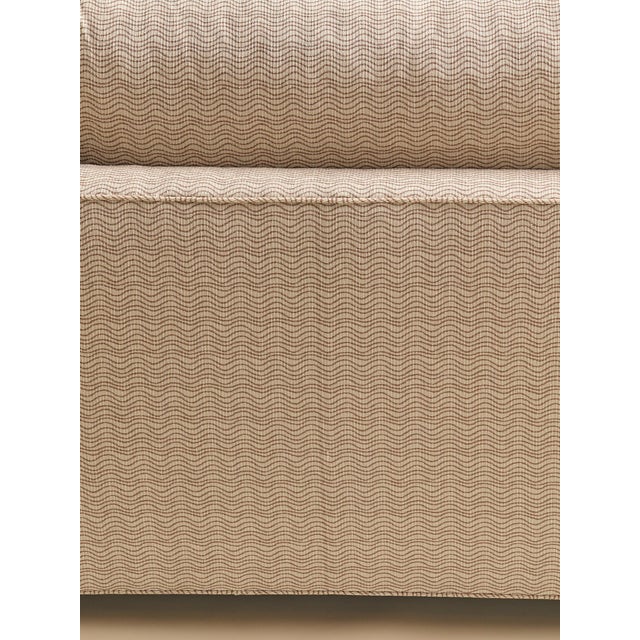 The 1970s Newly Upholstered Wave Sofa For Sale - Image 10 of 11