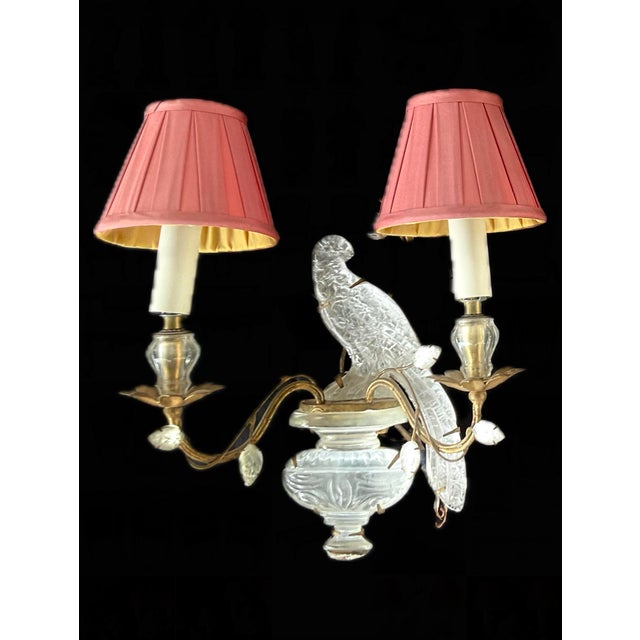 Sculptural Pair of Maison Baguès Style Wall Sconces. Maison Baguès was a French design house specializing in luxury...