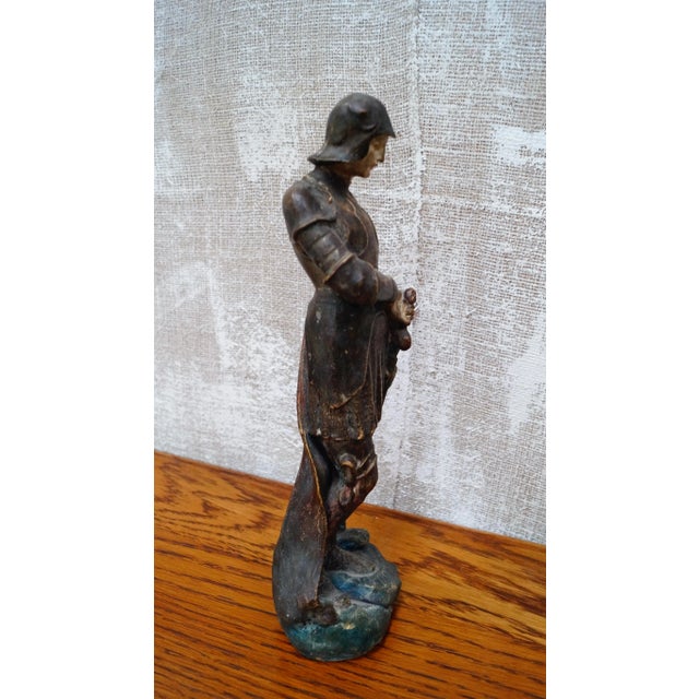 Compton Pottery Figure of Saint George For Sale - Image 3 of 10